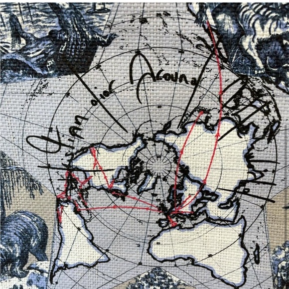 🌸 Dior Limited Edition Around the World Tote Bag Platinum Gift - Picture 2 of 5